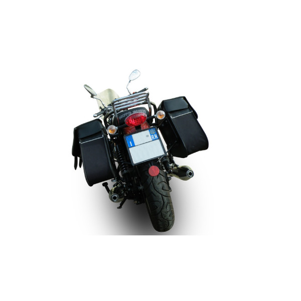 Подвійний глушник G.P.R Vintacone Slip-On, Нержавіюча сталь - Moto Guzzi V7 (I / II) / ST/ SP / Stone / Special 12-16