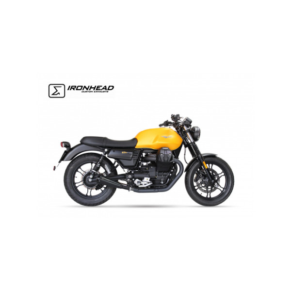 Глушник мотоцикловий IXIL OVC11SB Ironhead Conical Moto Guzzi V7 III, на праву сторону