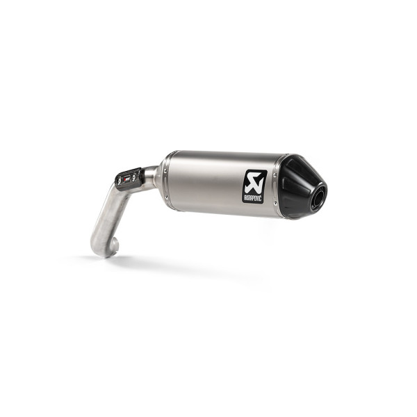 Глушник мотоцикловий Slip-On Line Титан Akrapovič для Moto Guzzi V85 TT (18-20)