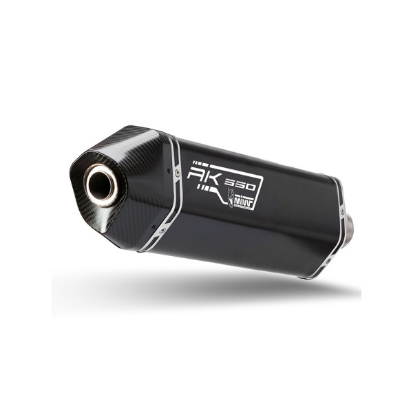 Глушник мотоцикловий Slip-On Line (Speed Edge) MIVV для Moto Guzzi V85 TT (19-) чорний