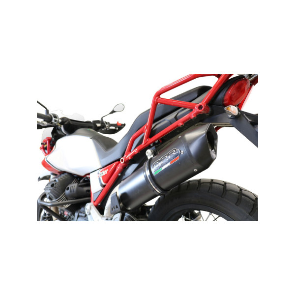 Глушник G.P.R Furore Nero Racing Slip-on, Чорний Алюміній - Moto Guzzi V85 TT 19-20 e4