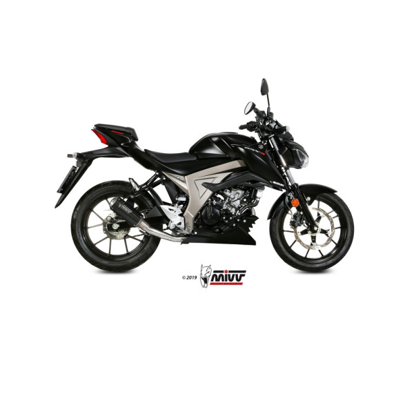 Повний вихлопний системи (MK3) MIVV для Suzuki GSX-R / GSX-S 125 (17-20) карбон