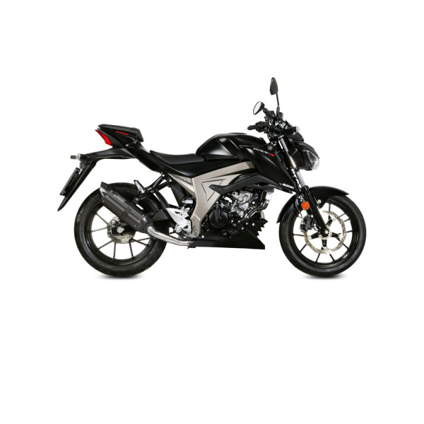 Повний вихлопний систем (Suono) MIVV для Suzuki GSX-R 125 / GSX-S 125 (17-20) чорний