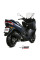 Глушник мотоцикловий Slip-On (Mover) MIVV для Suzuki Burgman 400 (17-20) чорний