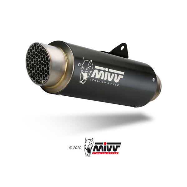 Повний вихлопний колектор (GP Pro) MIVV для Suzuki GSX-R 125 / GSX-S 125 (17-20) чорний