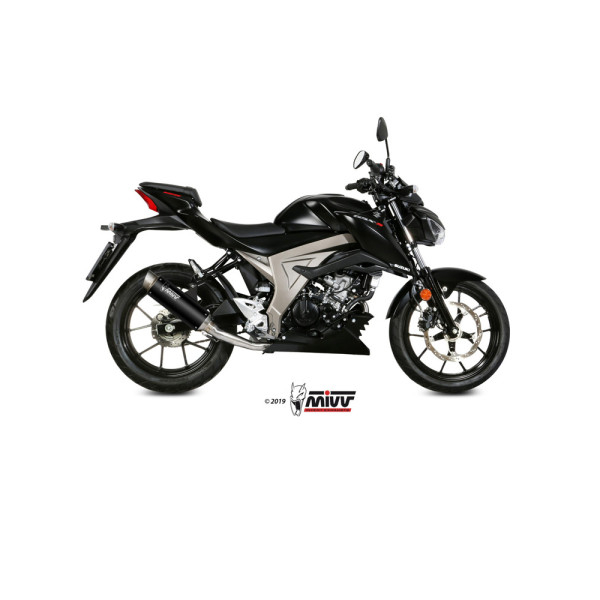Повний вихлопний колектор (GP Pro) MIVV для Suzuki GSX-R 125 / GSX-S 125 (17-20) чорний