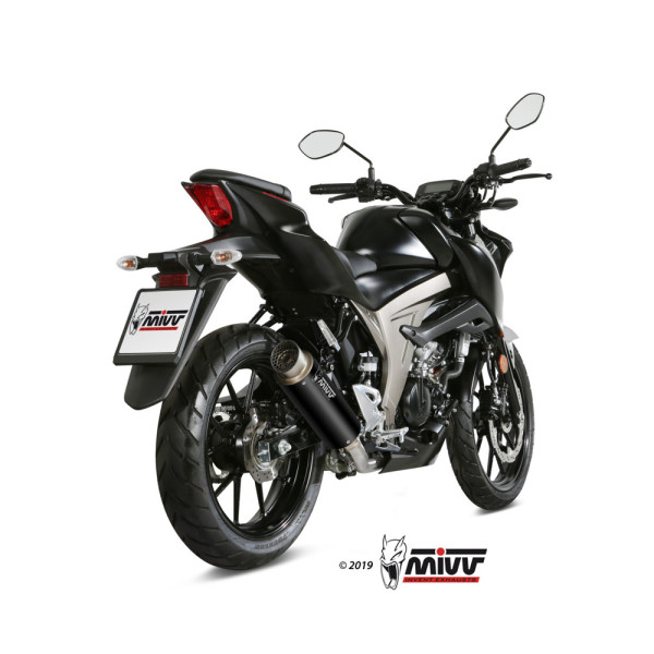 Повний вихлопний колектор (GP Pro) MIVV для Suzuki GSX-R 125 / GSX-S 125 (17-20) чорний