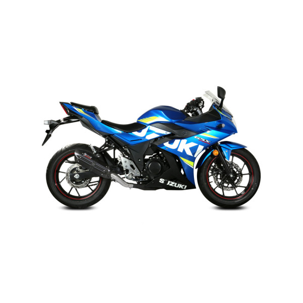 Глушник мотоцикловий Slip-On Line (Suono) MIVV для Suzuki GSX 250 R (17-20) чорний