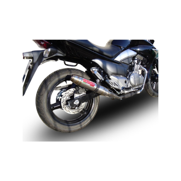Подвійний глушник G.P.R Deeptone Inox Racing Slip-On, Нержавіюча сталь - Suzuki GW 250 F Inazuma 12-17