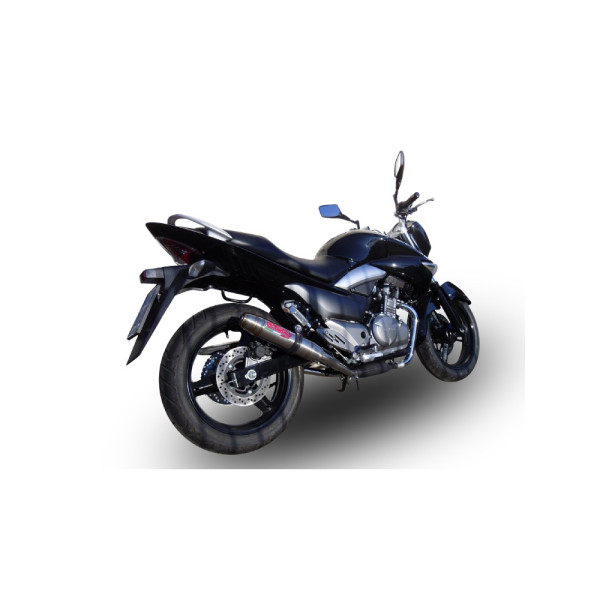 Подвійний глушник G.P.R Deeptone Inox Racing Slip-On, Нержавіюча сталь - Suzuki GW 250 F Inazuma 12-17