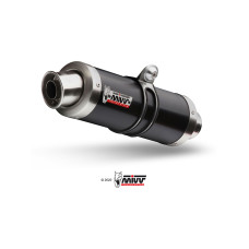 Глушник мотоцикловий Slip-On (GP) MIVV для Suzuki GSF 650 Bandit (07-15) / GSX 650 F (08-15) чорний