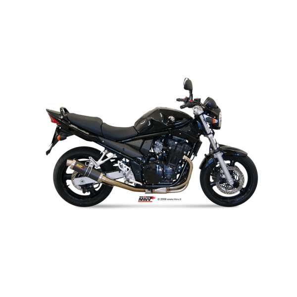 Глушник мотоцикловий Slip-On (GP) MIVV для Suzuki GSF 650 Bandit (05-06) carbon