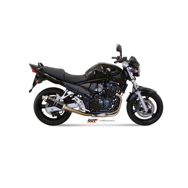 Глушник мотоцикловий Slip-On (GP) MIVV для Suzuki GSF 650 Bandit (05-06) чорний