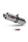 Глушник мотоцикловий Slip-On Line (Oval) MIVV для Suzuki GSF 650 Bandit (07-15) / GSX 650 F (08-15) срібний