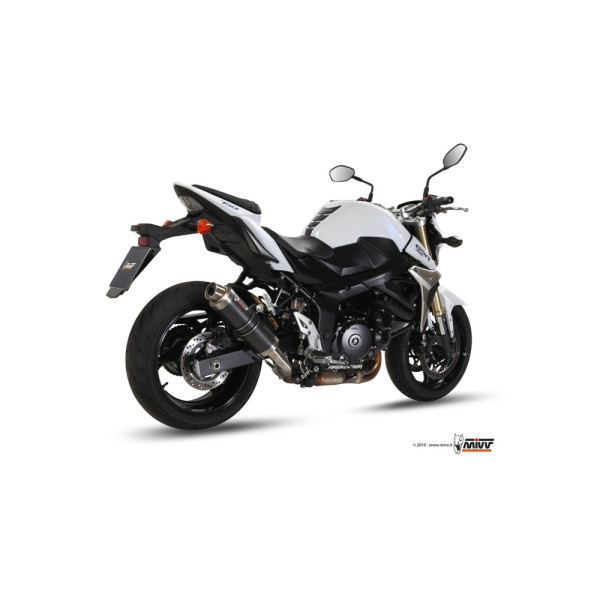 Глушник мотоцикловий Slip-On (GP) MIVV для Suzuki GSR 750 (11-16) carbon