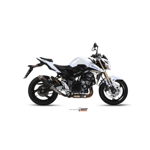 Глушник мотоцикловий Slip-On (GP) MIVV для Suzuki GSR 750 (11-16) carbon
