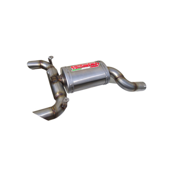 Глушник G.P.R Titanium Oval Slip-On, Aluminium - Suzuki GSR 600 Ghost line 06-11