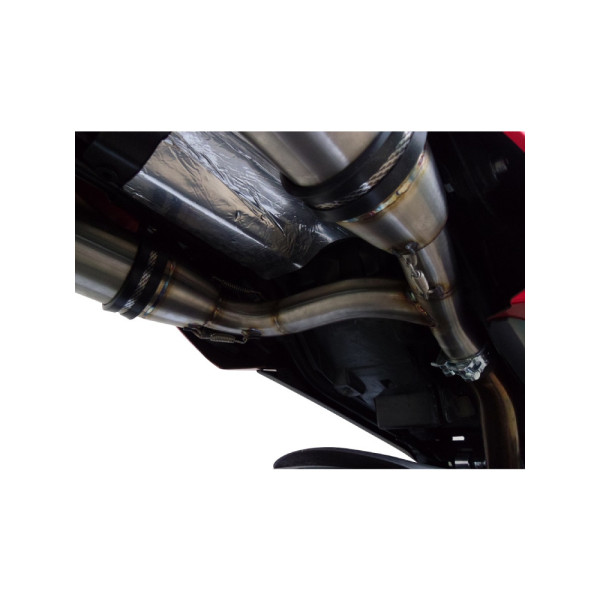 Подвійний глушник G.P.R Deeptone Inox Slip-On, Нержавіюча сталь - Suzuki GSR 600 06-11