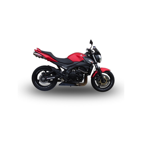 Подвійний глушник G.P.R Deeptone Inox Slip-On, Нержавіюча сталь - Suzuki GSR 600 06-11