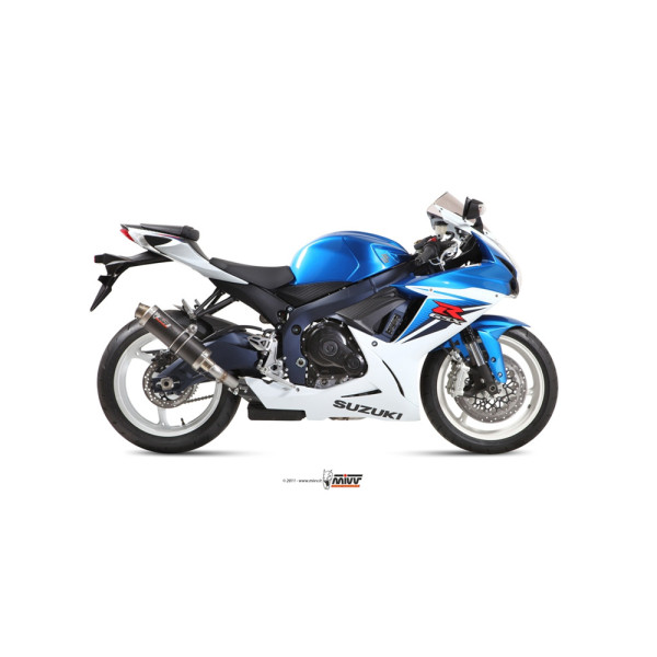 Вихлопна система Slip-On (GP) MIVV для Suzuki GSX-R 600 / 750 (11-16) карбон