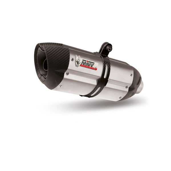 Глушник мотоцикловий Slip-On Line (Suono) MIVV для Suzuki GSF650 Bandit (07-15) / GSX650 F (08-15) срібний