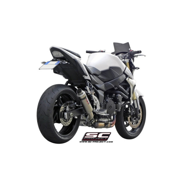 Глушник SC-Project GP-M2 Carbon / Titanium - Suzuki GSR 750 10-17