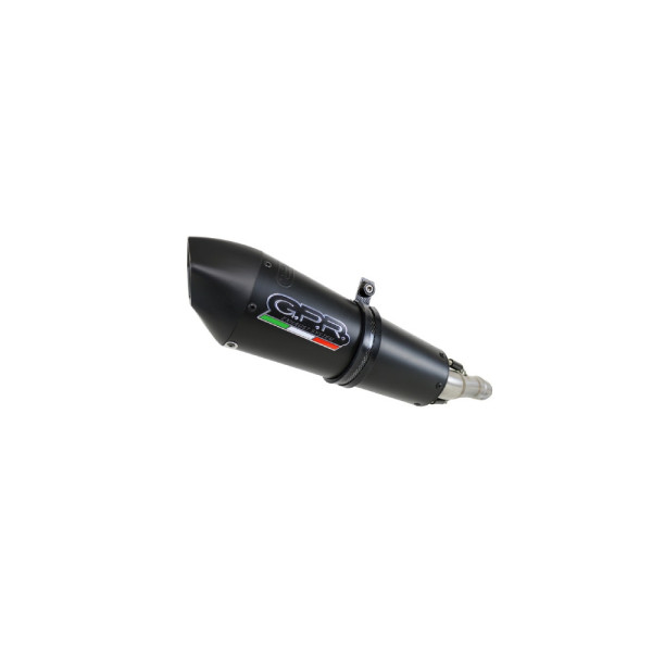 Вихлопна система G.P.R GPE Ann. Black Titanium Mid-Line, Titanium - Suzuki V-Strom DL 650 12-16 e3
