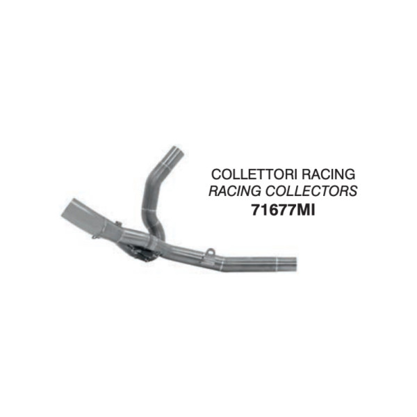 Колектор Arrow до глушників Race-Tech без гомологації - Suzuki V-Strom 650 17-20