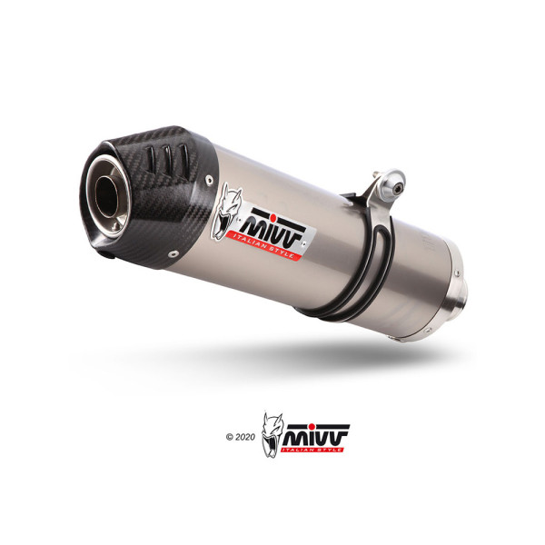 Повний вихлопний комплект (Oval) MIVV для Suzuki DL 650 V-Strom / XT (17-) титановий