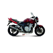 Глушник мотоцикловий Slip-On Line (Oval) MIVV для Suzuki GSF 650 Bandit (07-15) / GSX 650 F (08-15) carbon