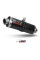 Глушник мотоцикловий Slip-On Line High (Овальний) MIVV для Suzuki GSF 650 Bandit (05-06) карбон