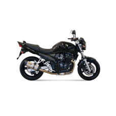 Глушник мотоцикловий Slip-On Line (Suono) MIVV для Suzuki GSF650 Bandit (05-06) срібний