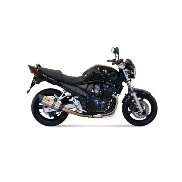 Глушник мотоцикловий Slip-On Line (Suono) MIVV для Suzuki GSF650 Bandit (05-06) срібний
