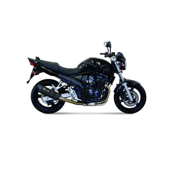 Глушник мотоцикловий Slip-On Line (Suono) MIVV для Suzuki GSF650 Bandit (05-06) чорний