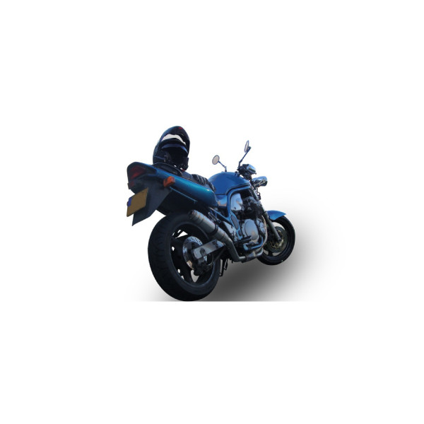 Глушник G.P.R Deeptone Inox Slip-on, Нержавіюча сталь - Suzuki GSF 650 Bandit S 05-06