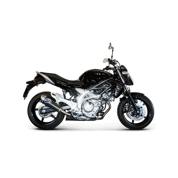 Глушник Termignoni Slip-On з нержавіючої сталі, вуглецеве волокно для Suzuki Gladius 650 (09-15)
