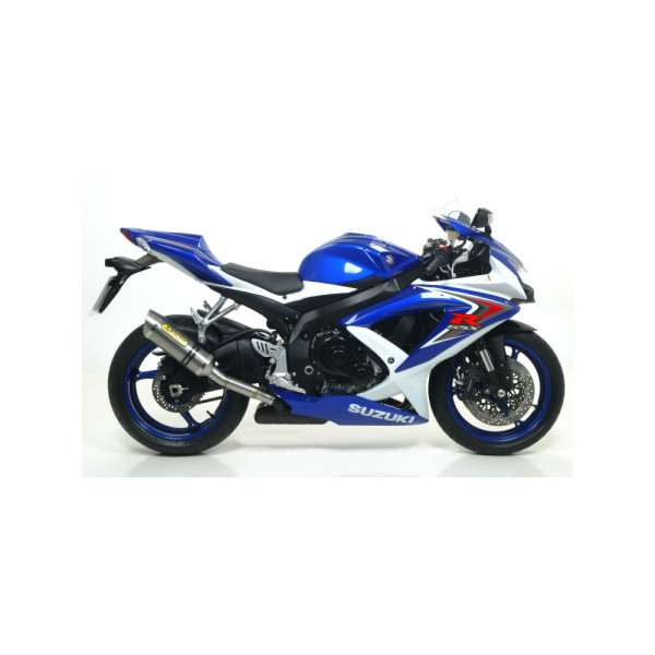 Глушник Arrow Thunder Алюміній + Нержавіюча сталь - Suzuki GSX-R 600/750 i.e. 08-10