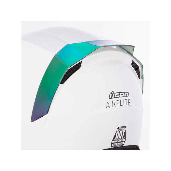 Задній спойлер для шолома Icon Airflite дзеркальний зелений