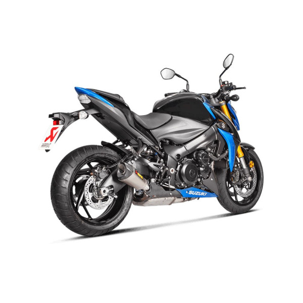 Глушник мотоцикловий Slip-On Line Титан + Вуглецеве волокно Akrapović для Suzuki GSX-S 1000 / F 15-20