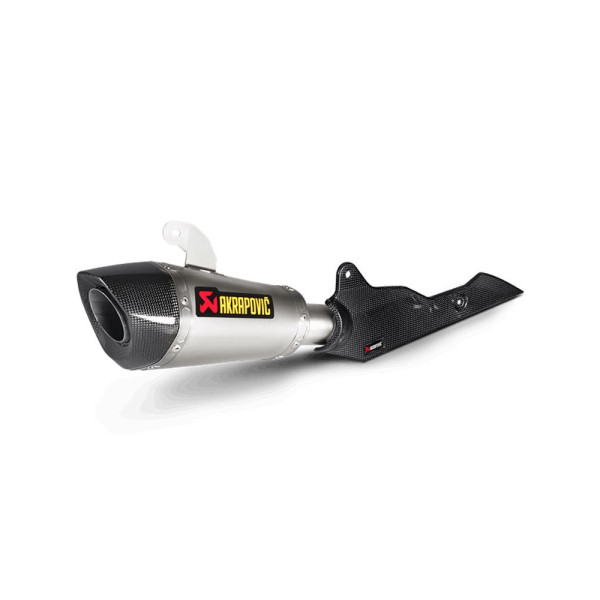 Глушник мотоцикловий Slip-On Line Титан + Вуглецеве волокно Akrapović для Suzuki GSX-S 1000 / F 15-20