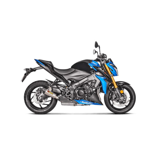 Глушник мотоцикловий Slip-On Line Титан + Вуглецеве волокно Akrapović для Suzuki GSX-S 1000 / F 15-20
