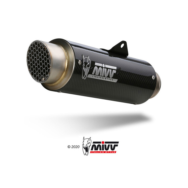 Глушник мотоцикловий Slip-On (GP Pro) MIVV для Suzuki GSX-S 950 / 1000 (21-) carbon