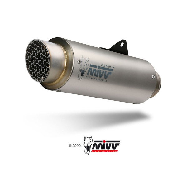 Глушник мотоцикловий Slip-On (GP Pro) MIVV для Suzuki GSX-S 950 / 1000 (21-) титановий
