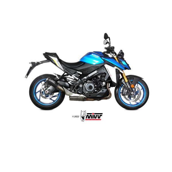 Глушник мотоцикловий Slip-On Line (MK3) MIVV для Suzuki GSX-S 950 / 1000 (21-) carbon