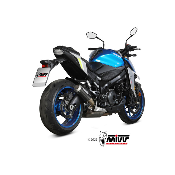 Глушник мотоцикловий Slip-On Line (MK3) MIVV для Suzuki GSX-S 950 / 1000 (21-) carbon