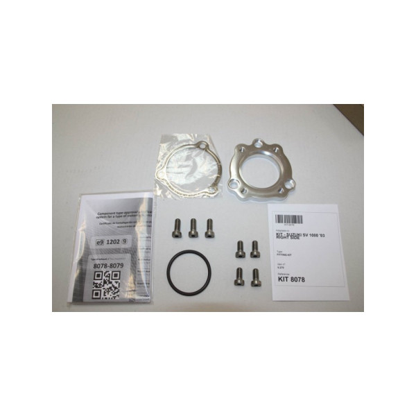 Глушник IXIL HEXOVAL XTREM EVOLUTION, SOVE (BOLT ON, правий) - Suzuki SV 1000 S / N 03-05