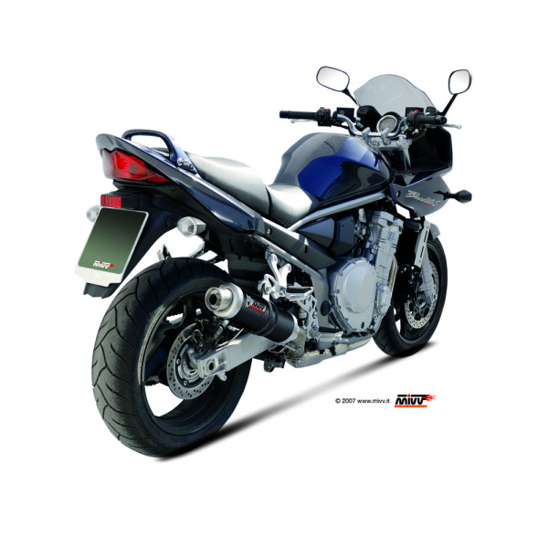 Випускний глушник Slip-On (GP) MIVV для Suzuki GSF 1250 Bandit (07-16) / GSX 1250 FA (09-16) карбон