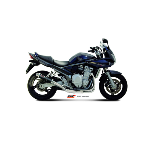 Випускний глушник Slip-On (GP) MIVV для Suzuki GSF 1250 Bandit (07-16) / GSX 1250 FA (09-16) карбон