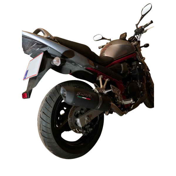 Глушник G.P.R Furore Nero Slip-On, Чорний Алюміній - Suzuki GSF 1200 Bandit / S 05-06