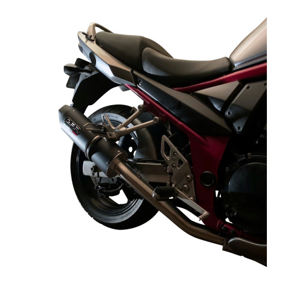 Глушник G.P.R Furore Nero Slip-On, Чорний Алюміній - Suzuki GSF 1200 Bandit / S 05-06